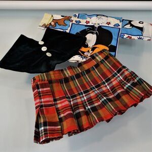 Vintage Doll Bear Clothing Lot Hand Made Estate Find